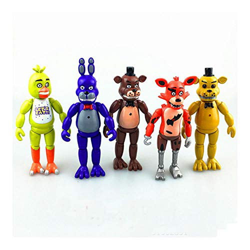 6 Pcs Five Nights at Freddy's FNAF Action Figures Doll Games Toy Set XMAS Gift 